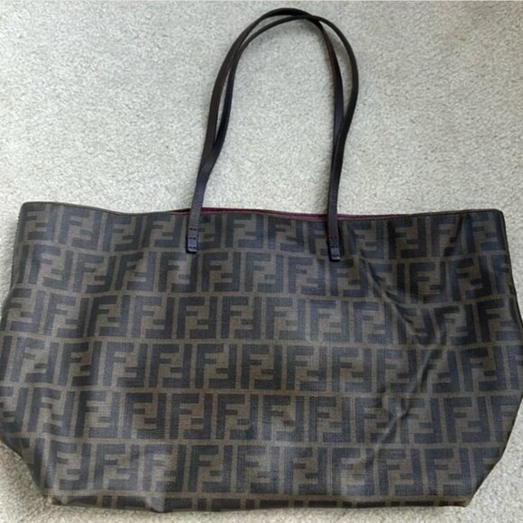 Fendi Medium Zucca Roll Tote - Picture 2 of 14